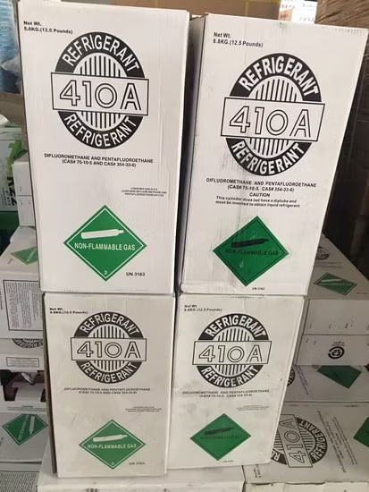25Lb R410A Refrigerant Freon for Air Conditioners -  Steel Cylinder Packaging Tank